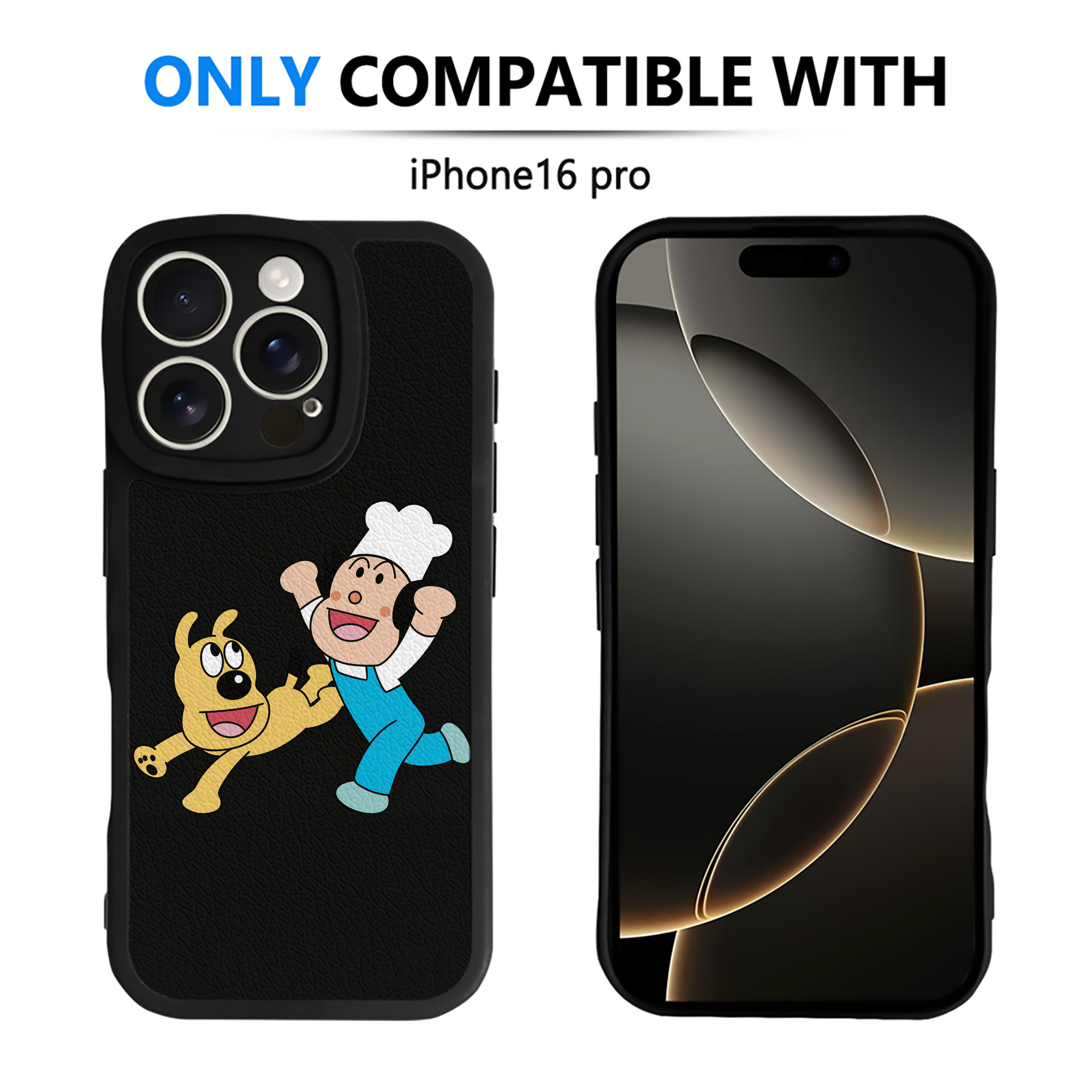 （画像用） アンパンマン Anpanman 【iPhone 16シリーズ対応】シリコンスマホケース（レザー調） 材質：シリコン